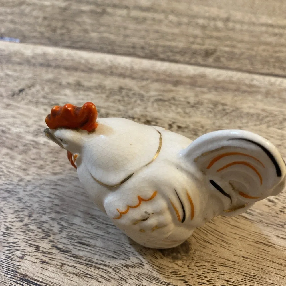 VTG Occupied Look Japan Chicken & Hen Salt and Pepper Shaker Kitchen Ceram Decor